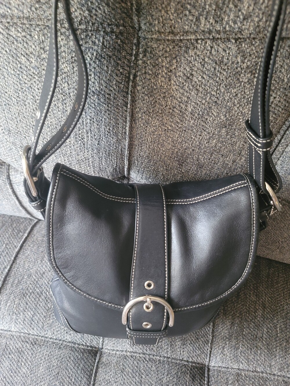 Coach Soho Vintage Leather Hobo Bag 2004 Y2K - Picture 12 of 16